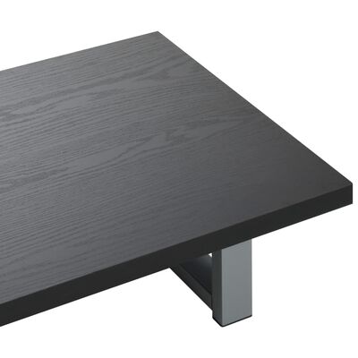 vidaXL Kopalniško pohištvo črne barve 60x40x16,3 cm