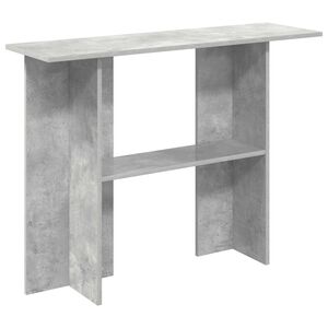 vidaXL Konzolna miza Betonsko siva 100 x 30 x 75 cm Inženirski les