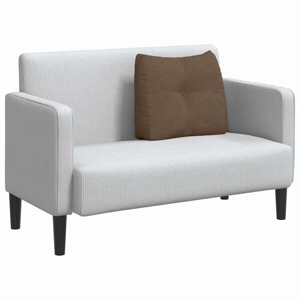 vidaXL Poglavni vzglavnik Rjava 60 x 24 x 50 cm blago