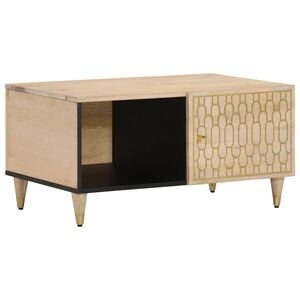 vidaXL Klubska mizica 80x50x40 cm trden mangov les