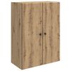 vidaXL Omara za steno 66 x 34,5 x 90 cm Inženirski les Artisan hrast