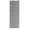 vidaXL Zunanja preproga ARAKIL črna 80x250 cm PP