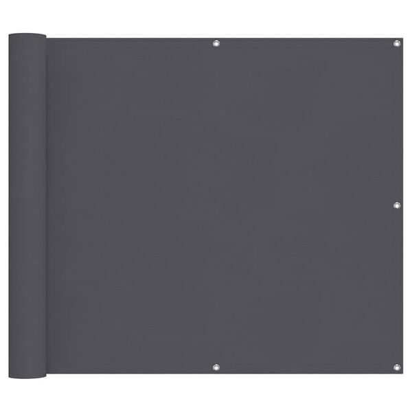 vidaXL Balkonsko platno antracitno 90x300 cm oksford blago