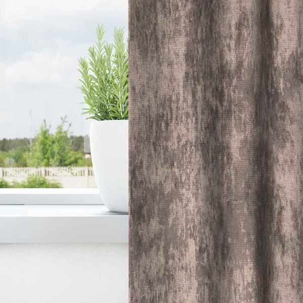 vidaXL Velvete zavese z zavesami 2 pcs Kapučino 140 x 140 cm Žamet