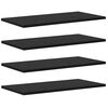 vidaXL Polica za knjige 3 ravni 4 kos 60 x 30 x 1,5 cm Inženirski les
