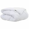 vidaXL Zimska posteljnina 220 x 135 x 5 cm Zima Poliester Bela Zračno