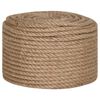 vidaXL Vrv iz 100 % jute 10 mm 250 m