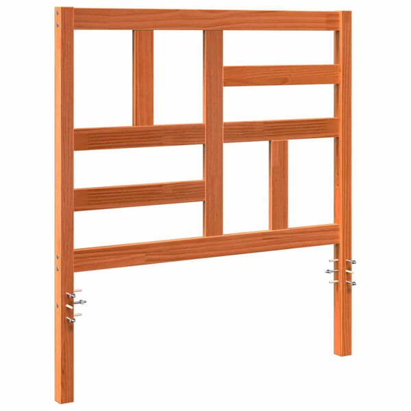 vidaXL Naslonjalo za posteljo Voskast rjav 105,5 x 4 x 104 cm