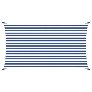 vidaXL Sončno platno Modra in bela 4,5 x 2,5 m 100% poliester Oxford
