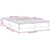 vidaXL Posteljni okvir brez vzmetnice svetlo siv 120x200 cm blago
