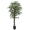 vidaXL Umetni javor 504 listov 150 cm zelen