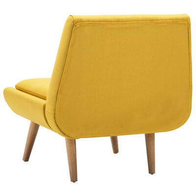 vidaXL Počivalni stol rumeno blago