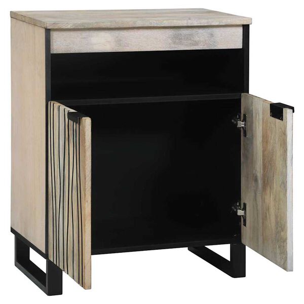 vidaXL Omare in policami za shranjevanje medijev Bela in črna