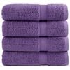 vidaXL Premium brisače SOLUND 4 kos vijolična 70x140 cm 600 g/m2
