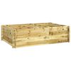 vidaXL Visoka greda 150x100x40 cm impregniran les