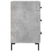 vidaXL Nočna omarica betonsko siva 40x40x66 cm inženirski les
