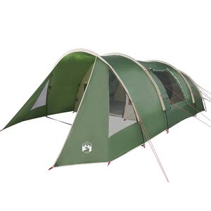 vidaXL Tunelska &scaron;otor za 5 oseb Zelena in Bela 805 x 405 x 211 cm