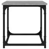 vidaXL Stranska mizica siva sonoma 40x40x40 cm inženirski les