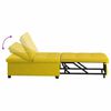 vidaXL Sofa postelja Rumena 194 x 67 x 82 cm Žamet