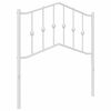 vidaXL Kovinsko nadomestno vzglavje belo 80 cm