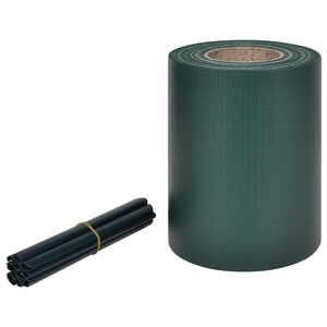 vidaXL Vrtno platno PVC 70x0,19 m zeleno