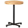 vidaXL Bistro miza okrogla &Oslash; 60x75 cm robusten mangov les