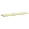 vidaXL Blazina za klop SOEST 100% poliester Krem 170 x 40 x 8 cm