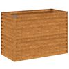 vidaXL Dvignjena vrtna greda 100x50x69 cm kortensko jeklo