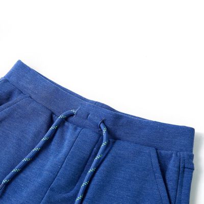 Otroške kratke hlače z vrvico modra melange 92