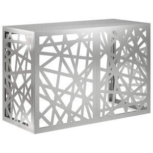 vidaXL Prekrivalo za klimatsko napravo Srebrna 90 x 40 x 60 cm