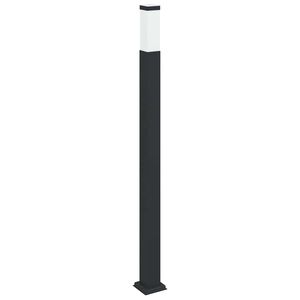 vidaXL Stebričasta svetilka 110 cm črna IP44