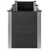 vidaXL Visoka greda 200x50x54 cm WPC siva