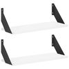 vidaXL Stenske police 2 kos Bela 50 x 20 x 17 cm