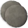 vidaXL Prevleka za blazino 2 pcs HEERLEN Svetlo siva &Oslash; 40 cm Žamet