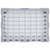vidaXL Organizator s 64 predali 52x16x37,5 cm