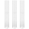 vidaXL Okrogle visoke grede gabion 3 kosi pocinkano jeklo &Oslash;30x200 cm