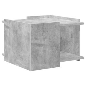 vidaXL Klubska miza Betonsko siva 50,5 x 50 x 33 cm Inženirski les