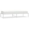 vidaXL Kovinski posteljni okvir bel 75x190 cm