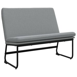 vidaXL Klop svetlo siva 100x75x76 cm blago