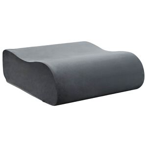 vidaXL Blazina za sedež Enobarvno Siva 40 x 40 x 13 cm PU pena
