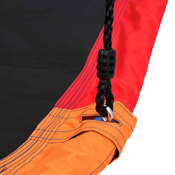 vidaXL Gugalnica gnezdo z zastavicami 165x70 cm