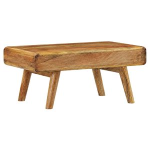 vidaXL Klubska mizica iz trdnega mangovega lesa 90x50x40 cm
