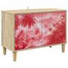 vidaXL TV omarica AACHEN 69 x 33 x 50 cm Sonoma Inženirski les