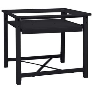 vidaXL Pedestal za pralni stroj Črna 60 x 56 x 52 cm Jeklo