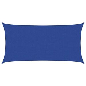 vidaXL Senčno jadro 160 g/m&sup2; pravokotno modro 2,5x5 m HDPE