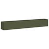 vidaXL Sadilnik olivno zelena 280x40x40 cm Hladno valjano jeklo