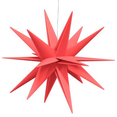 vidaXL Božična svetilka LED zložljiva rdeča 57 cm