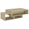 vidaXL Klubska mizica sonoma hrast 105x55x32 cm iverna plo&scaron;ča