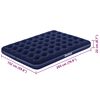 Best Way Zračna postelja Modra 203 x 152 x 22 cm PVC