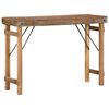 vidaXL Stranska miza Rjava 110 x 35 x 76 cm Trdna obnovljena les